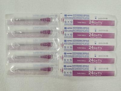 Needle disposable NO 24x 1 นิ้วครึ่ง