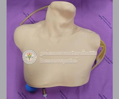 หุ่นจำลองสำหรับฝึกหัดใส่สายสวนที่ Central vein